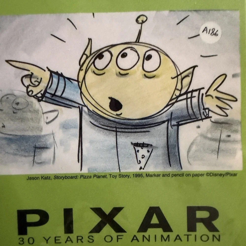 Disney Pixar Japan 30th Anniversary Exhibition Merchandise‎ Mini Notebook Alien